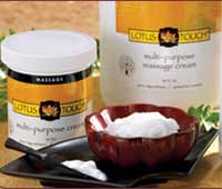 Lotus Touch Multi-Purpose Massage Creme 16oz-Lotus Touch Multi-Purpose Creme