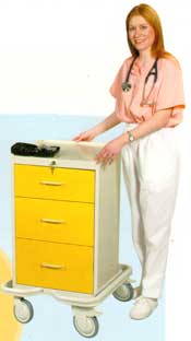 3 Drawer Mini Isolation Cart-Y-423-TAM