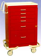 6 Drawer Emergency Cart-R-036