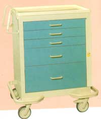 5 Drawer Emergency Cart-M-424TBM