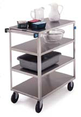 Medium Duty SS 4 Shelf Multi-Shelf Carts-353LKE