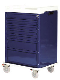 Optimal Seven Drawer Anesthesia Cart-K7TPOHRF