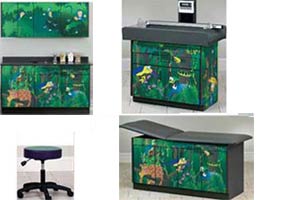 Rainforest Follies Pediatric Exam Room Furniture Package-Rainforest Follies Pkge
