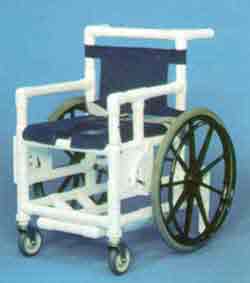Shower Access Wheelchair w/ Commode Pail-N/G-P-22CASIPU