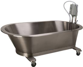 100 Gallon Mobile Slant Back Hydrotherapy Whirlpool Tub-M001BSWHM