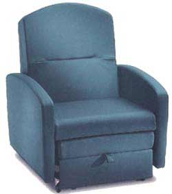 Sleeper Chair With Padded Arms-012CSNKM