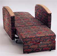 Sleeper Chair With Wood Arms-112CSNKM