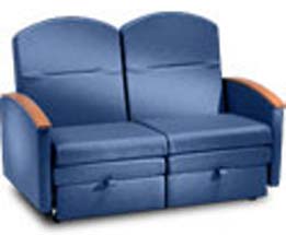 Loveseat sleeper chair With Padded Arms-013CSNKM