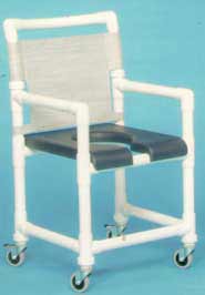 Deluxe Open Front Shower Chair-N/G 717CSIPU