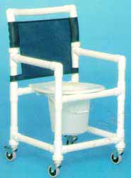 Slant Seat Shower Chair Commode-P 1119CCSIPU