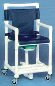 Shower Chair Commode w/ BedPan-N/G-PB-552CCSIPU