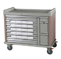Standard Line Med-Bin Cart with 20 5 in. Bins Standard Package-5NIB02LSHRF