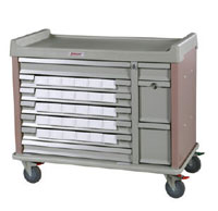 Standard Line Med-Bin Cart with 30 3 in. Bins Standard Package-3NIB03LSHRF