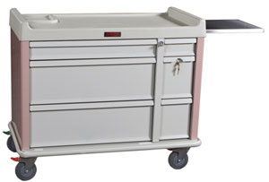 Standard Line 400 Capacity Punch Card Medication Cart Standard Package-CP004LSHRF