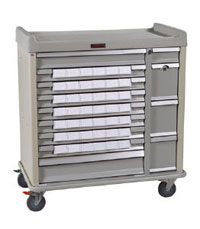 Standard Line Med-Bin Cart with 42 3 in. Bins Standard Package-3NIB24LSHRF