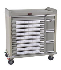 Standard Line Med-Bin Cart with 54 3 in. Bins Standard Package-3NIB45LSHRF