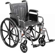 Sentra EC 18in Fixed Arm Wheelchair-AFCE81DTSDET