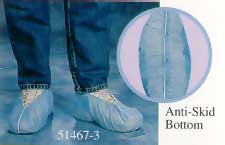Blue Polypropylene Bouffant Shoe Cover-Tians51478-mse
