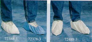 Blue Polyethylene Plastic Shoe Cover-Tians72378-mse