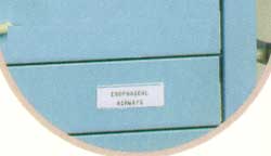 Label Holder, 3 x 1-1-HLT
