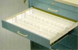 Full Drawer Tray w/ Dividers, Ampule Holders-9-HMT