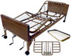 Multi-Height Manual Hospital Bed Package w/Half Rails-GKP-30051DRV
