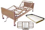 Semi Electric Hospital Bed Package w/ Half Rails%>