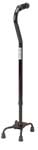 Bariatric Quad Canes Black 6 in. x 8 in. Footprint-WX22268SDMMD