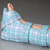 Blue Plaid Quilted Long Boot%>