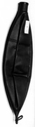 Adult Fluted - 500cc Black Neoprene Breathing Bags - 7/8%>