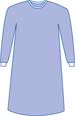 Aurora Gown Non Reinforced Large 43 in. 109 cm Sterile-1072PJNYDMD