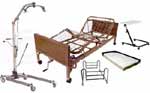 Complete Semi Electric Hopsital Bed Package-40051-ETELPMOCDRV