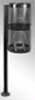 Leakproof Plastic Trash Cans 8 Gallon-3416BURMD