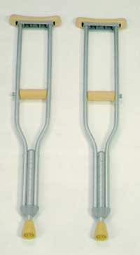 Underarm Crutch, Aluminum-UC00-10-20RVE