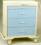 ALuminum Wide Cart w/ Push Button Lock-BS-A034-IW