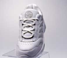 Men's White Lace Diabetic Sport Shoes.-LM10-991DRZ