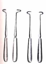 Deschamps Ligature Carriers, Blunt, Right, 8 in-550-083FSI