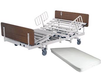 60in Bariatric Heavy Duty Hosptial Bed Package - 1000lbs-XH0605TTUF