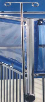 IV Rod, Chrome w/Socket, Fits all Rectangular Cribs-71CNKM