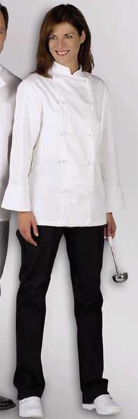 Knot Button Chef Coat-63SRE533MD
