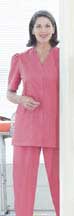 Ladies Snap Front Scrub Top, XS-XL.-4088MD