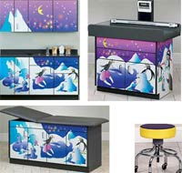 Cool Pals Themed Pediatric Medical Office Furniture Package-M-2012-WB-1316-1387-1397CLT