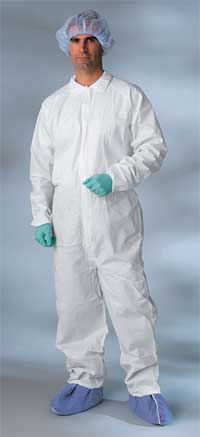 Classic Breathable Coveralls Large Elastic Wrist and Ankle%>
