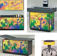 Dino Days Themed Pediatric Medical Office Furniture Package-Dino Days Pkge