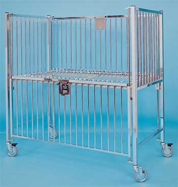 Pediatric Crib Flat Pan 30 in. W x 44 in. L x 61 in. H-062709RDMMD