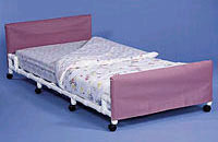 Low Fixed PVC Hospital Bed-67BLIPU