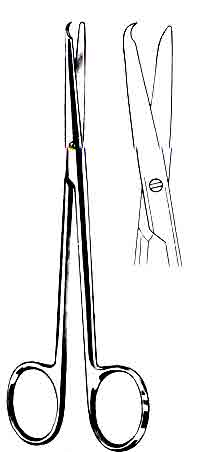Long Oral Surger (Buck) Scissors, 6 in-251-183FSI