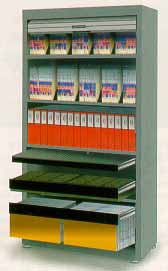 Multi-Purpose Security Records Cabinet-PMOC8109RDMMD
