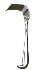 Meyerding Lainectomy Retractor, 9-1/2in, Small Blade, 2in x 5/8in-300-305FSI