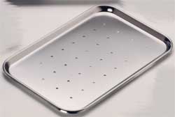 Perforated Mayo Trays 13 11/16 in. x 9 13/16 in. x 3/4 in.%>